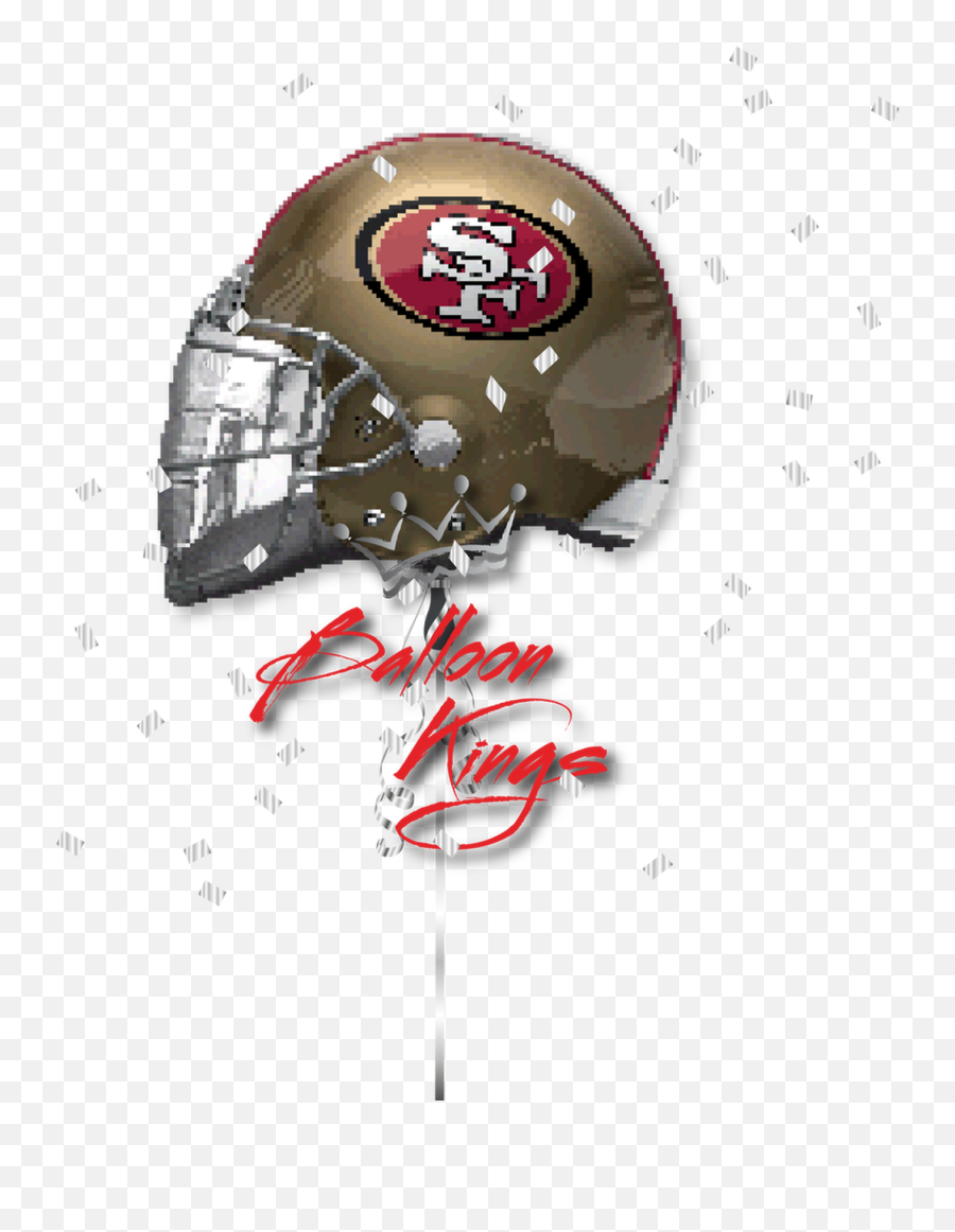 San Francisco 49ers Helmet - Revolution Helmets Emoji,Football Helmet Emoji