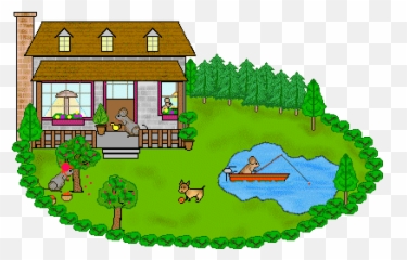 My Dream House Clipart - Clipart House Garden Cartoon Emoji,House Emoji With Garden