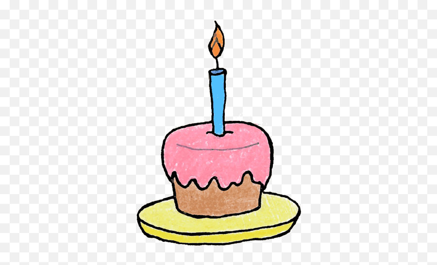 Free Birthday Cupcake Clipart Download Free Birthday - Confetti Clipart Transparent Birthday Clipart Emoji,Emoticon Cupcake Candle