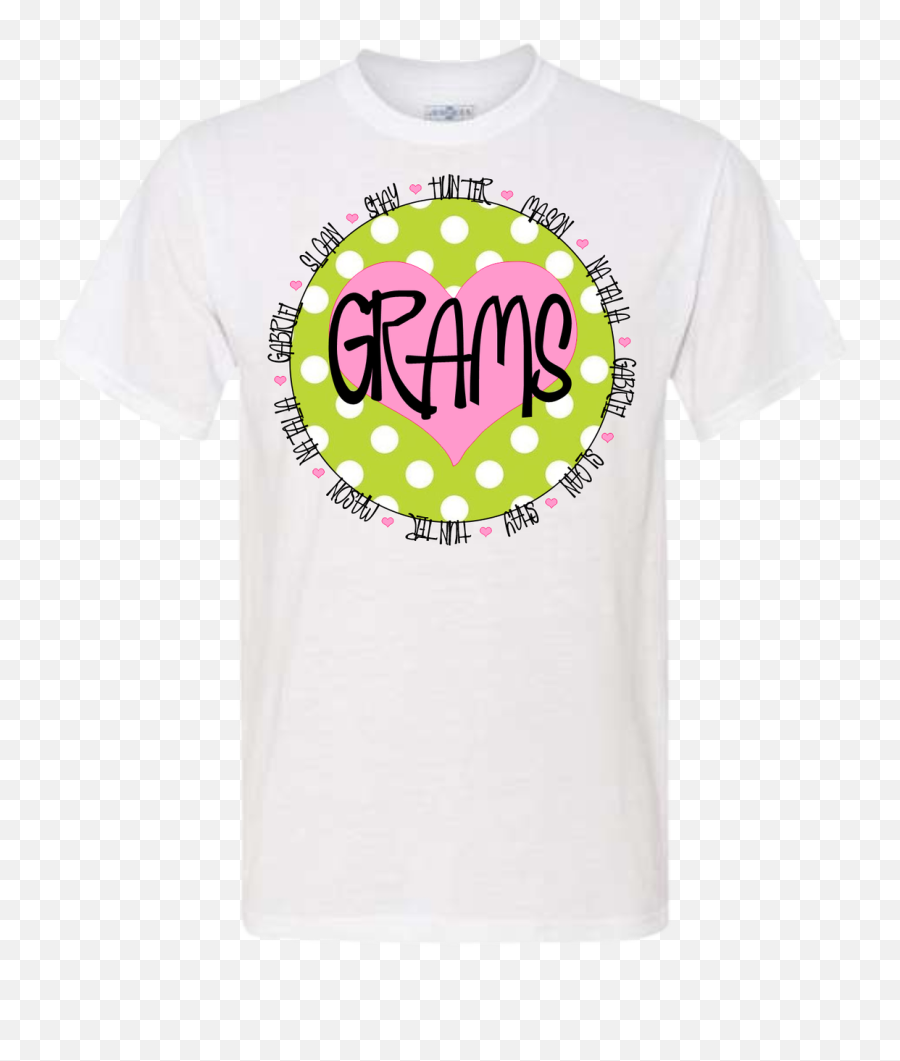 Circle Names Shirts From Mom Grams And More - Monogramming Emoji,Mickey Head Out Of Heart Emojis