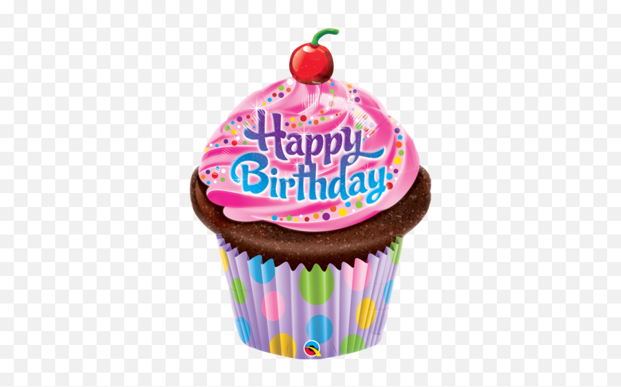 Girlu0027s Birthday Balloons U2013 In Any Event - Transparent Happy Birthday Cupcake Emoji,Emoji Birthday Cupcakes