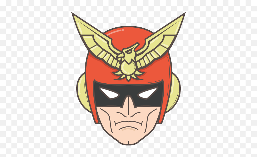 Smash Brothers Emoji,Captain Falcon Emoticon