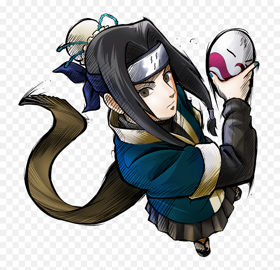 Haku Mask In Hand Render Naruto X Boruto Ninja Tribes Emoji,Ninja Mask Emoji