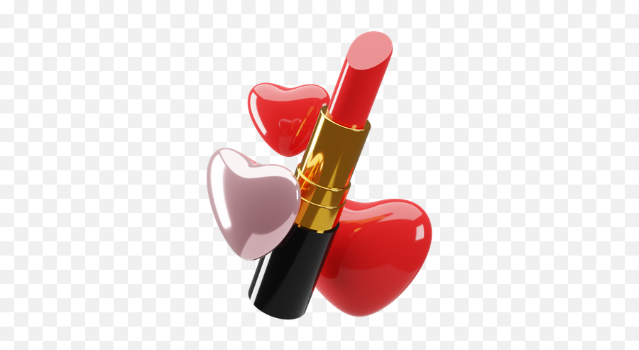 Lipstick 3d Illustrations Designs Images Vectors Hd Graphics Emoji,Emoji With Lip Stick