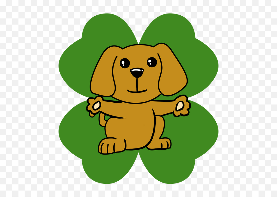 Dog On Four Leaf Clover - St Patricks Day Funny Stationery Emoji,Saint Patricks Day Emojis Iphone