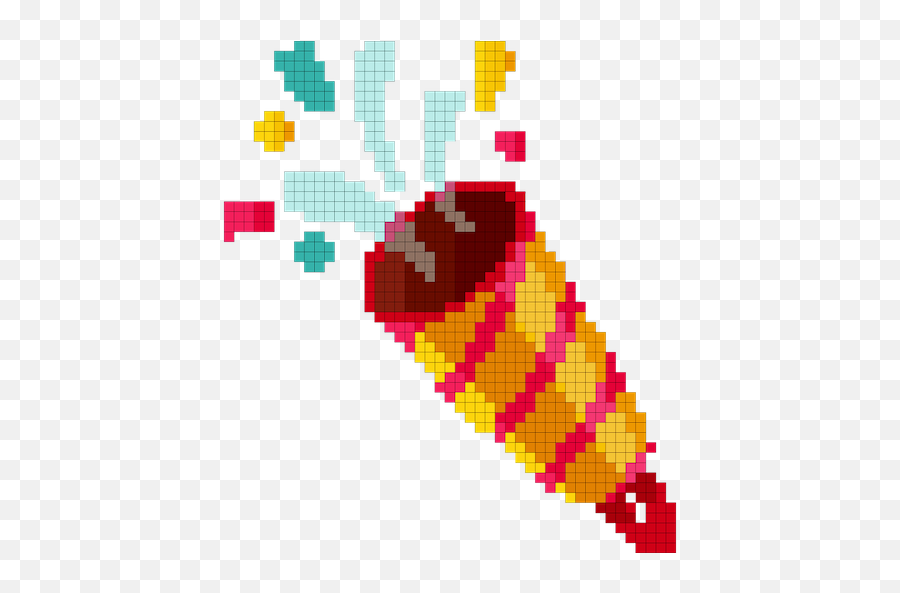 Download Party Color By Number Pixel Art Sandbox - Sandbox Coloring Emoji,Emoji Paint Party
