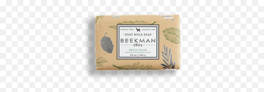 Beekman 1802 Sweet Grass Goat Milk Bar - Soap Emoji,How To Make Emoji Soaps