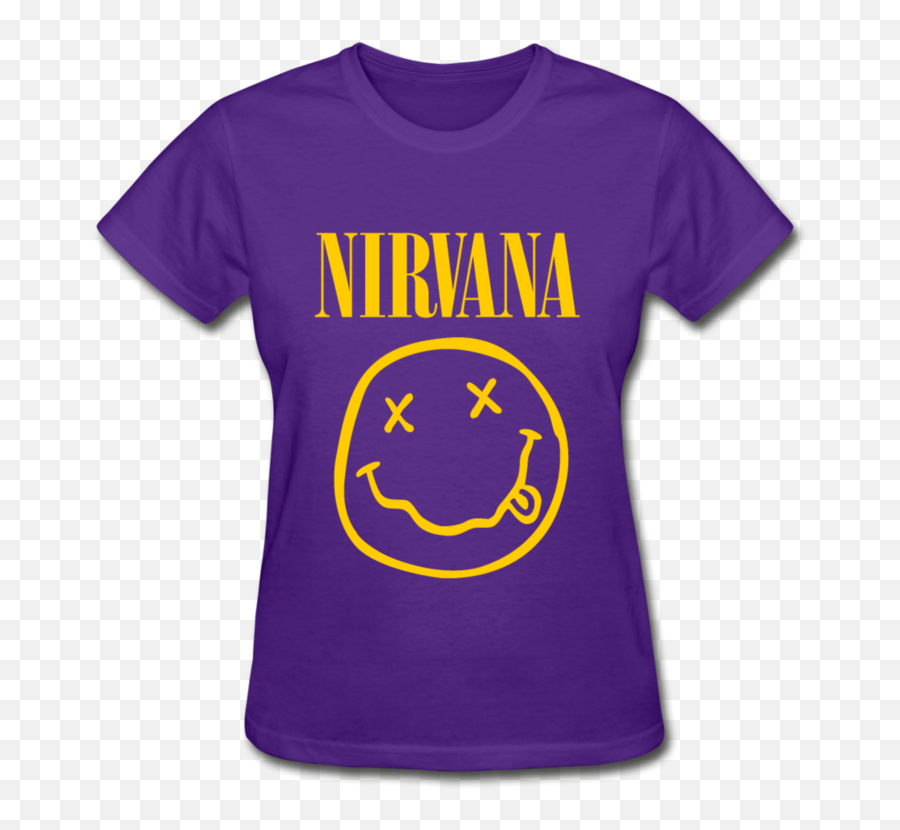 Nirvana Womens Graphic T - T Shirt Nirvana Emoji,Emoticon T Shirt