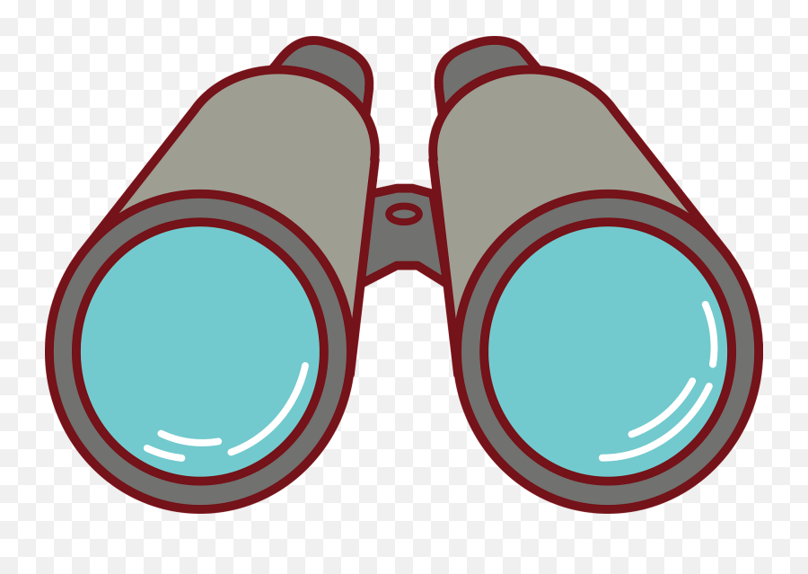 Binoculars Clipart - Horizontal Emoji,Binoculars Emoji