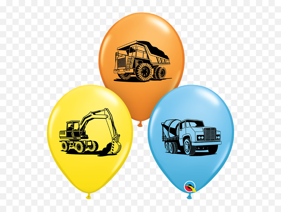Construction Dump Truck Birthday - Balloon Emoji,Dump Truck Emoji