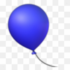 Balloon Azul Blue Globo Emoji Sticker By Martu - Balloon,Balloon Emoji