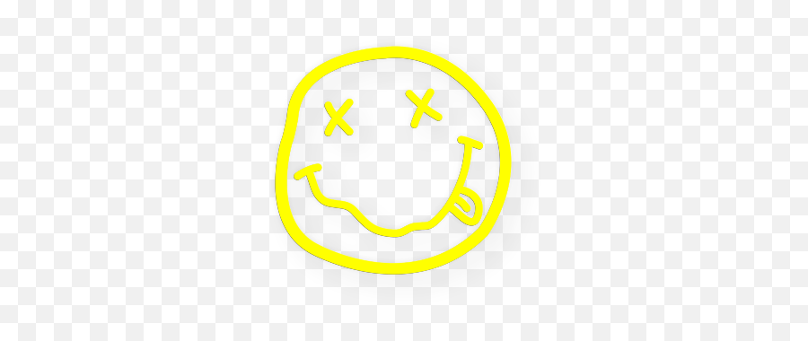 Nirvana Sticker 100mm Smiley Grunge Rock Stoner Laptop Vinyl - Happy Emoji,Grateful Dead Bear Emoji