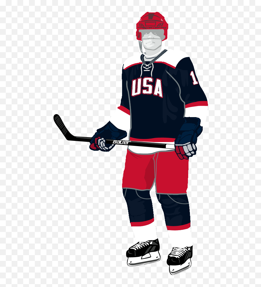 Team Usa Hockey Dark - Hockey Pants Emoji,Hockey Stick Emoji