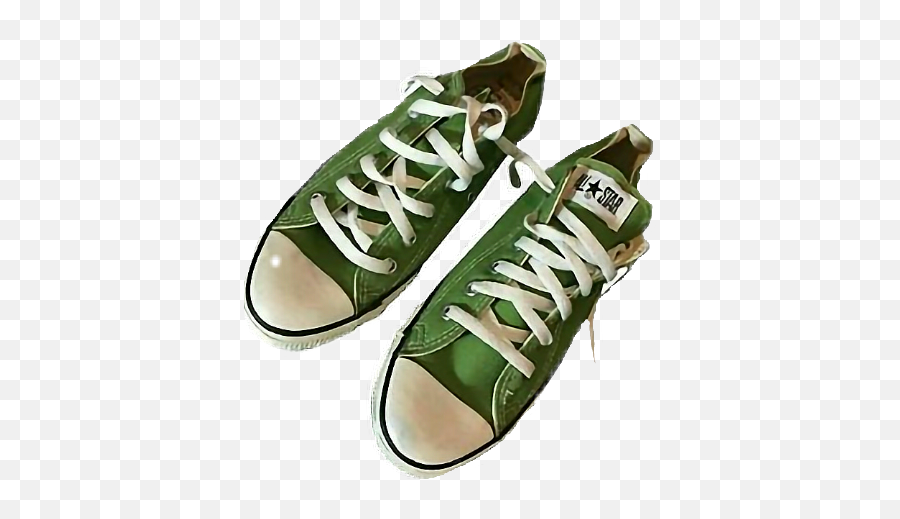 Green Trainers Sneakers Shoes Footwear Sticker By Kim - Plimsoll Emoji,Emoji Trainers