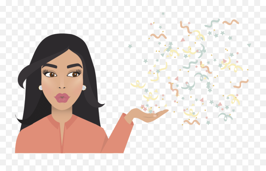 Halla Walla Arab And Khaleeji Emojis Arrive In Middle East - For Women,Confetti Emoji Png