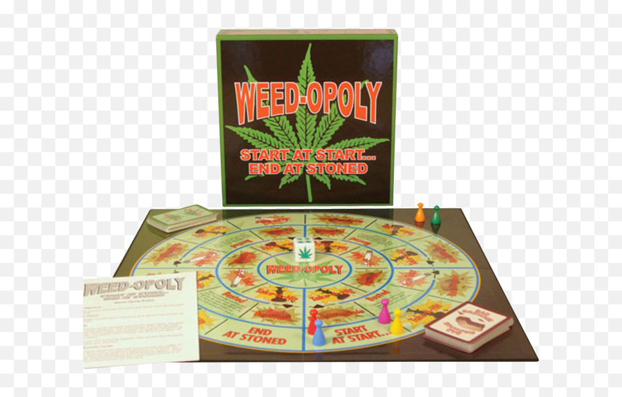 Weedopoly Board Game - Weedopoly Game Emoji,Weed Emoji Pillow