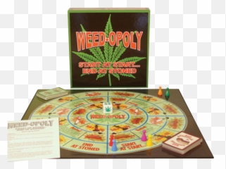 Weedopoly Board Game - Weedopoly Game Emoji,Weed Emoji Pillow
