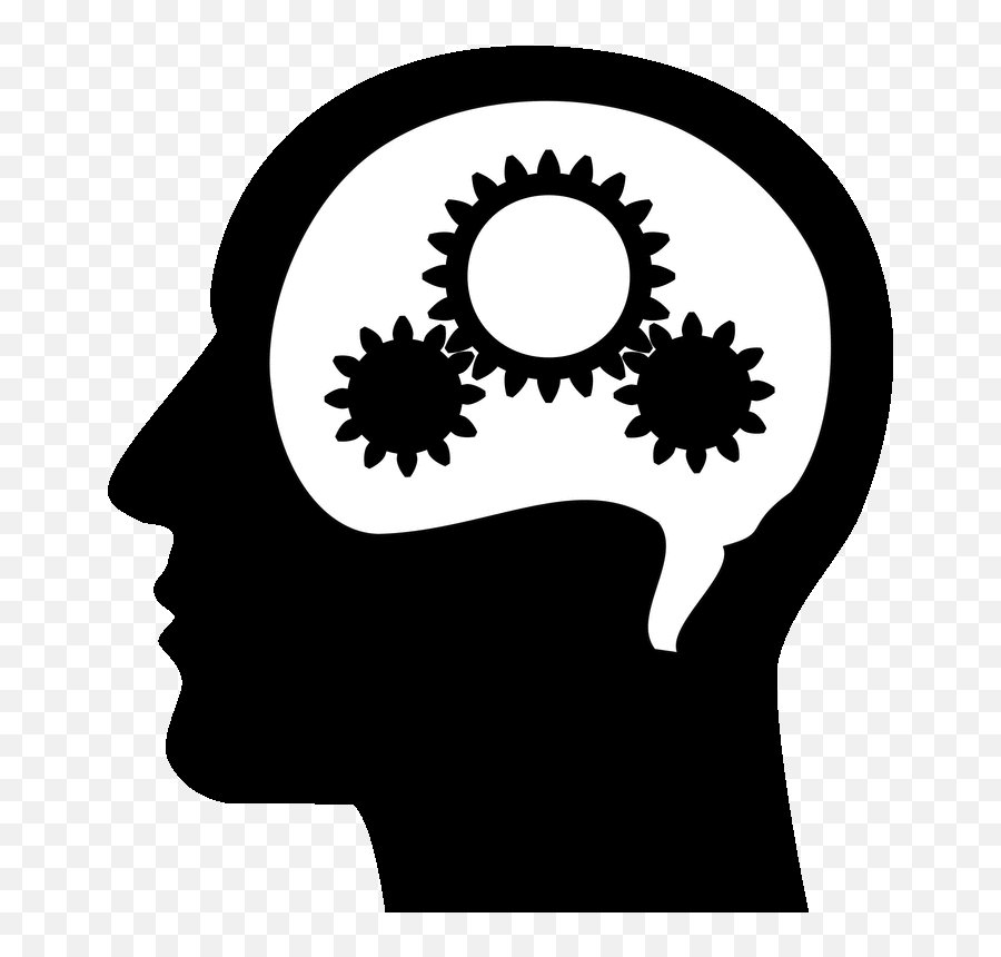 Download Thinking Free Png Transparent - Vector Thinking Brain Emoji,Thinking Emoji With Black Background