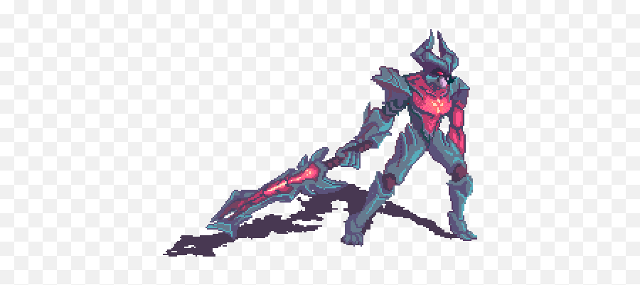 Streamelements - Caiocangussu Aatrox Sword Pixel Art Emoji,Emotion Pixel Gif