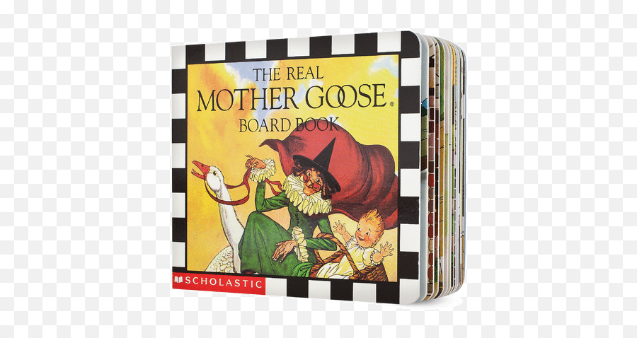 The Real Mother Goose Board Book - Real Mother Goose Scholastic Emoji,80s Children's Books About Feelings And Emotions