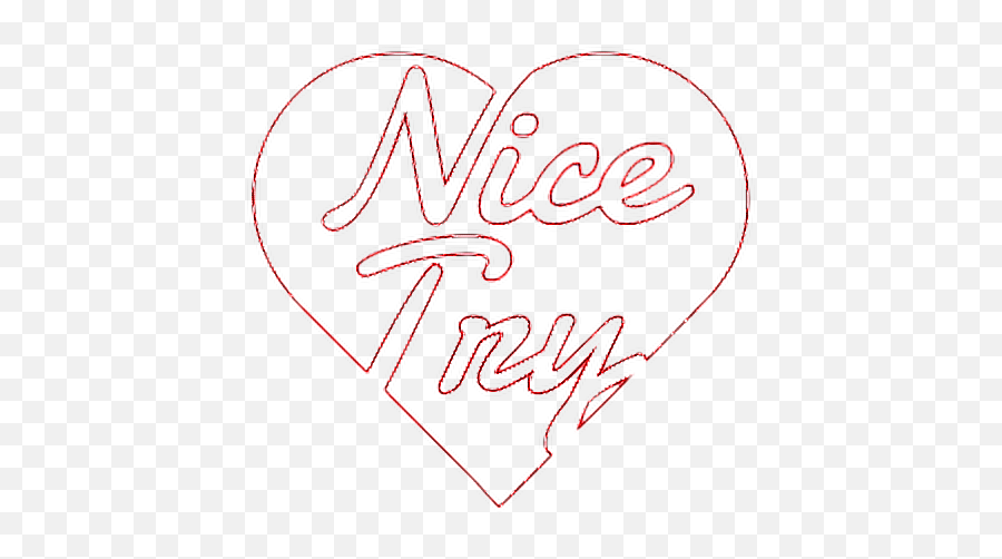 Nicetry Heart Sign Neon Sticker - Transparent Aesthetic Transparent Stickers Emoji,Red Heart Emojis Different In Sierra