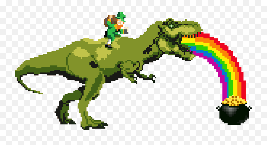 8 Bit T Rex Transparent Cartoon - Jingfm Pixel Art 8 Bit Dinosaur Emoji,No Trex Emoji?