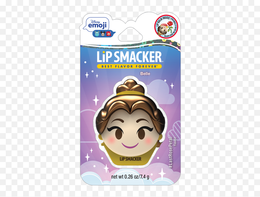 Labial Disney Emoji Belle 74 G - Lip Smacker Disney Bella,Emoji Lip Smakers