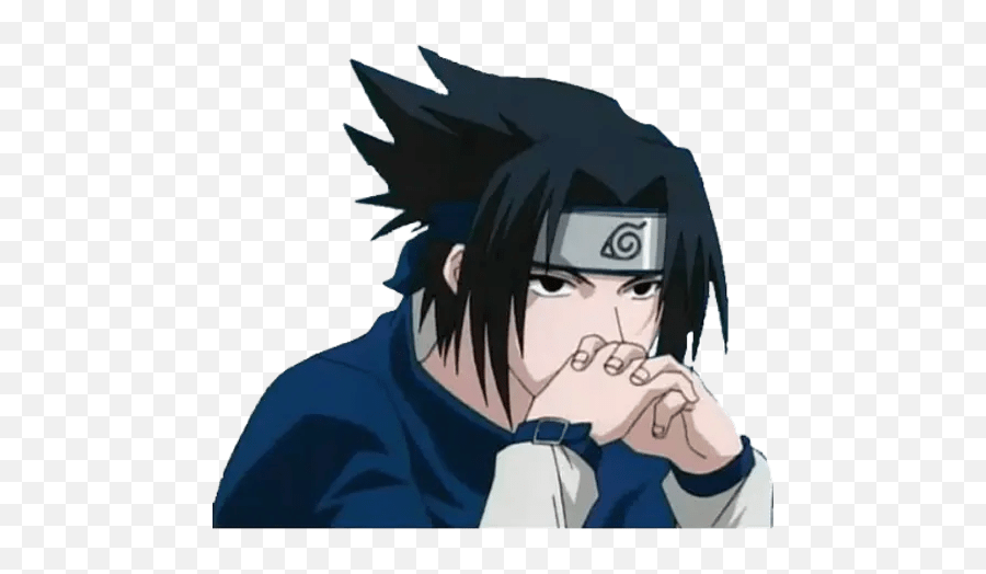 Memes Naruto - Sasuke Pensativo Meme Emoji,Anime Meme Emoji
