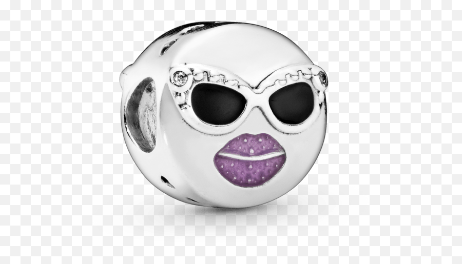 Charm Emoticon Cara Genial - Pandora Emoji Charms,Emoticon Lentes De Sol