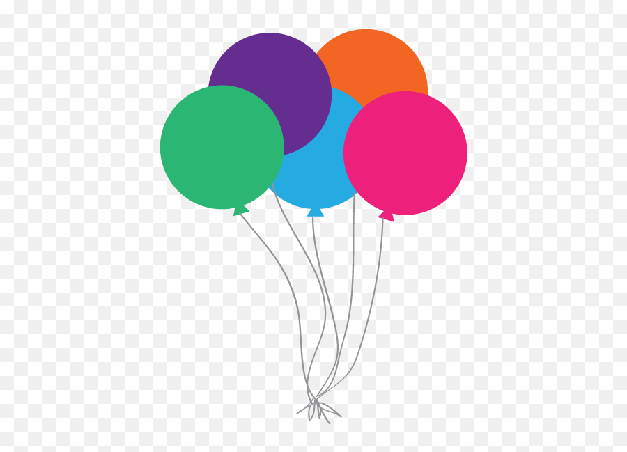 Birthday Balloon Clipart - Clipart Suggest Clipart Bundle Of Balloons Emoji,Birthday Emojis Cake Balloon???