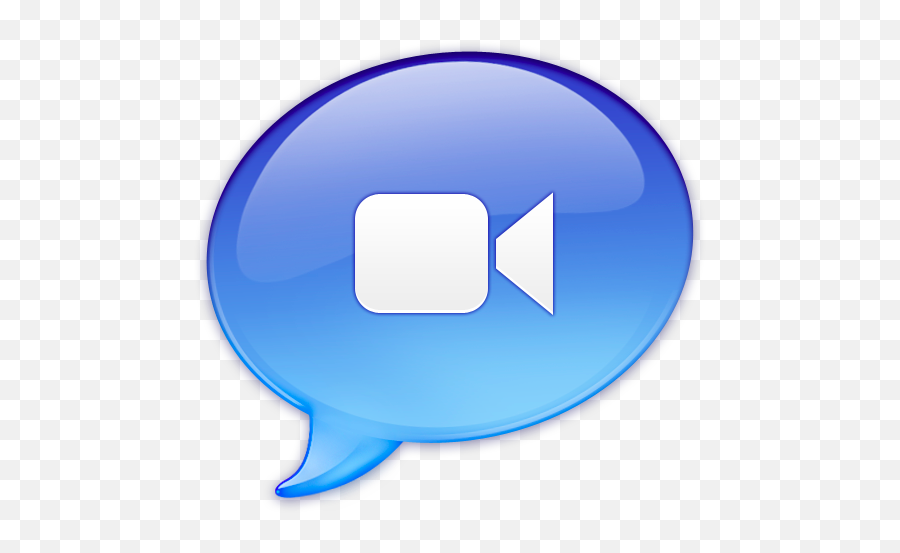 Ichat Video Icon - Download Free Icons Video Blue 3d Icon Png Emoji,Video Icon Emoji Download