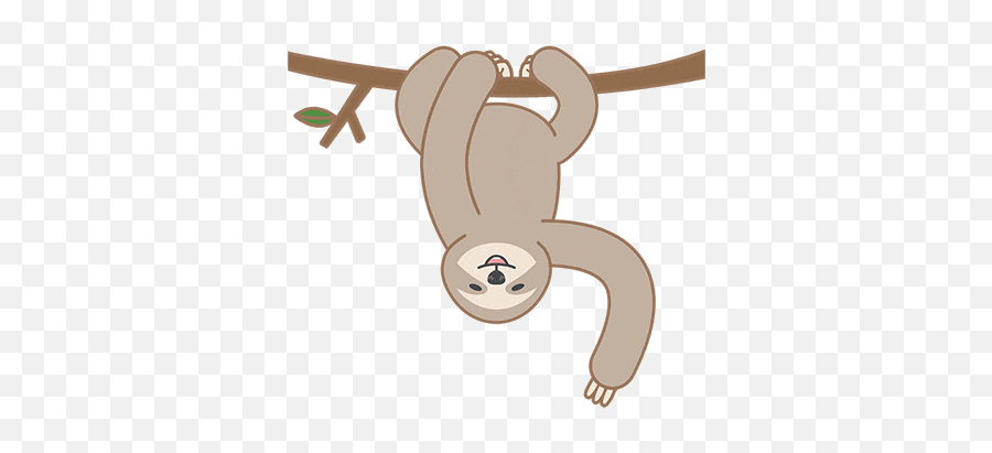 Sloth Animal Sticker - Sloth Animal Cute Discover U0026 Share Gifs Cute Animated Sloth Transoarent Gif Emoji,Sloth Emoticon Facebook