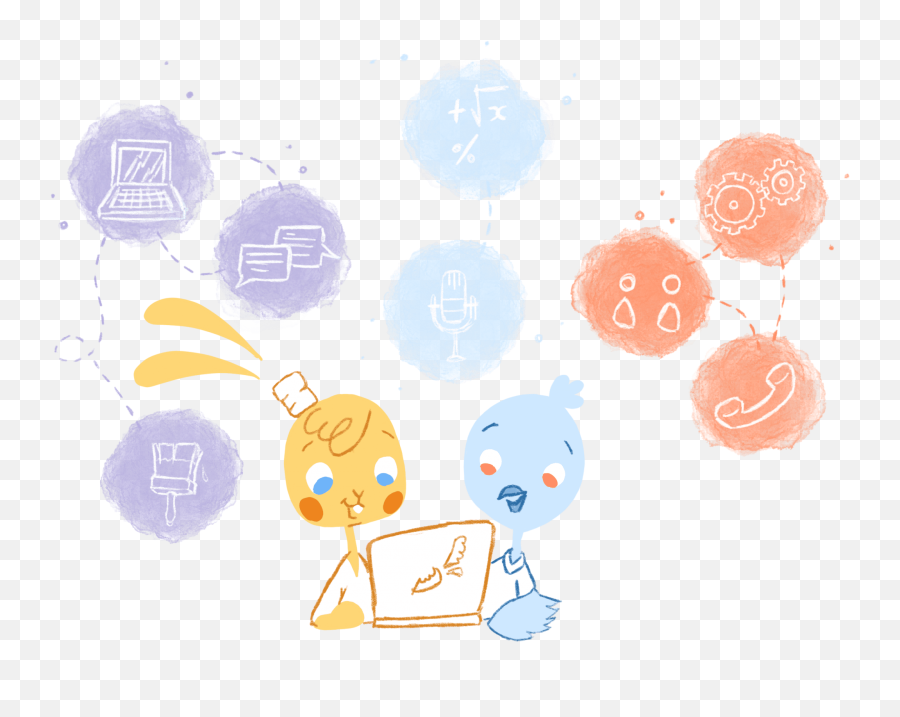 Friends Make You More Productive - Dot Emoji,Friend Emotions