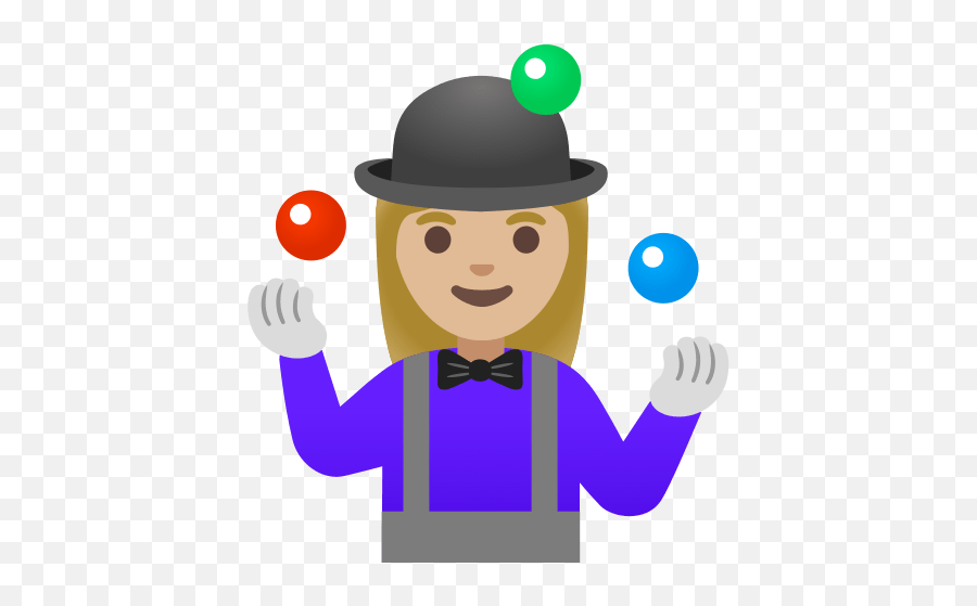 Sombrero Haciendo Malabares En Tono - Transparent Juggler Png Emoji,Emoticon Copa De Vino