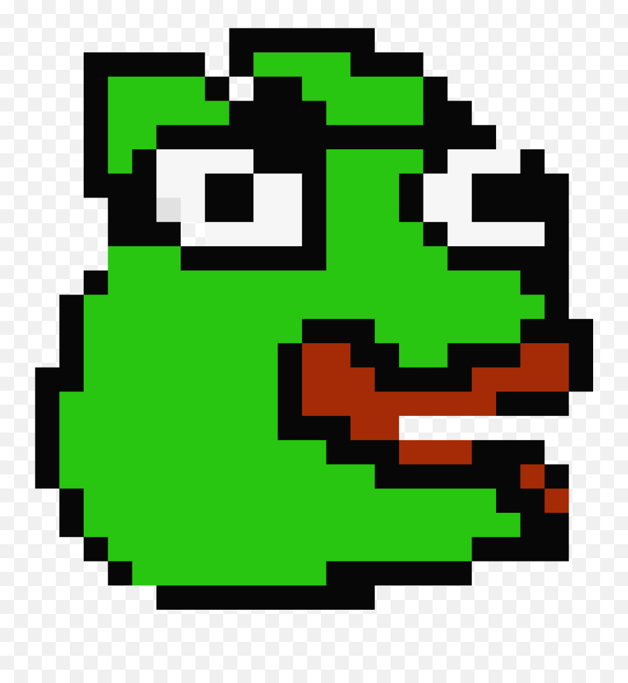 Download Pepega Twitch Emote Leftwings Wallpaper Hd - Paint Pixel Art Png Emoji,Making Frankerz Emoticons