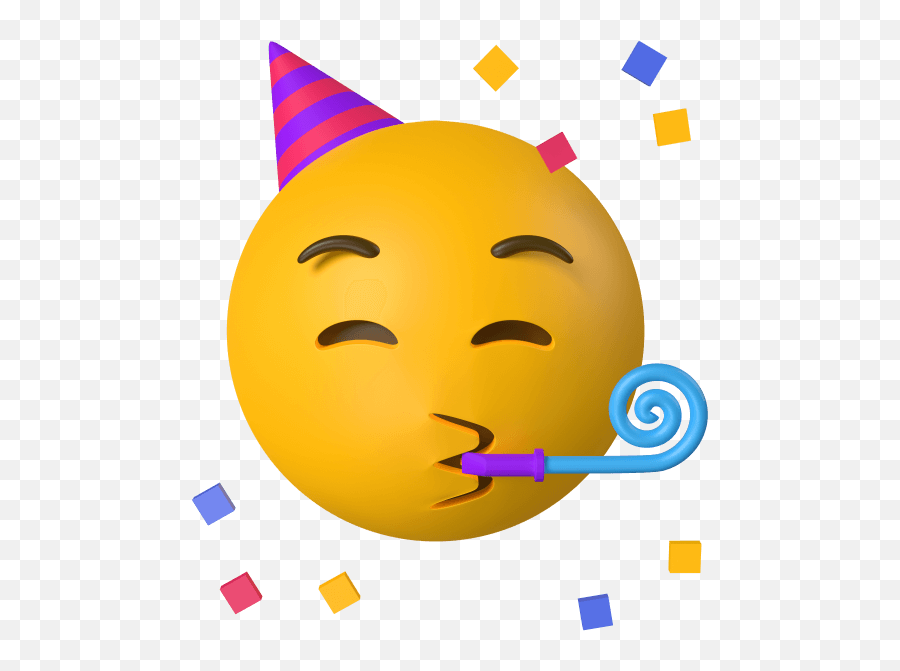 3d Emoji U2014 Premium Quality Illustrations,Party Hat Emoji