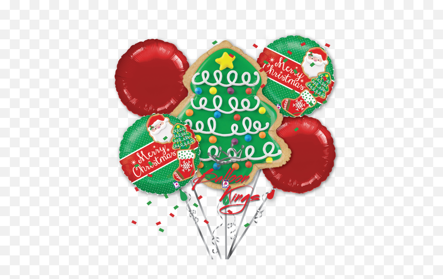 Christmas Tree Airwalker - Balloon Kings Emoji,Tree And Santa Emoji