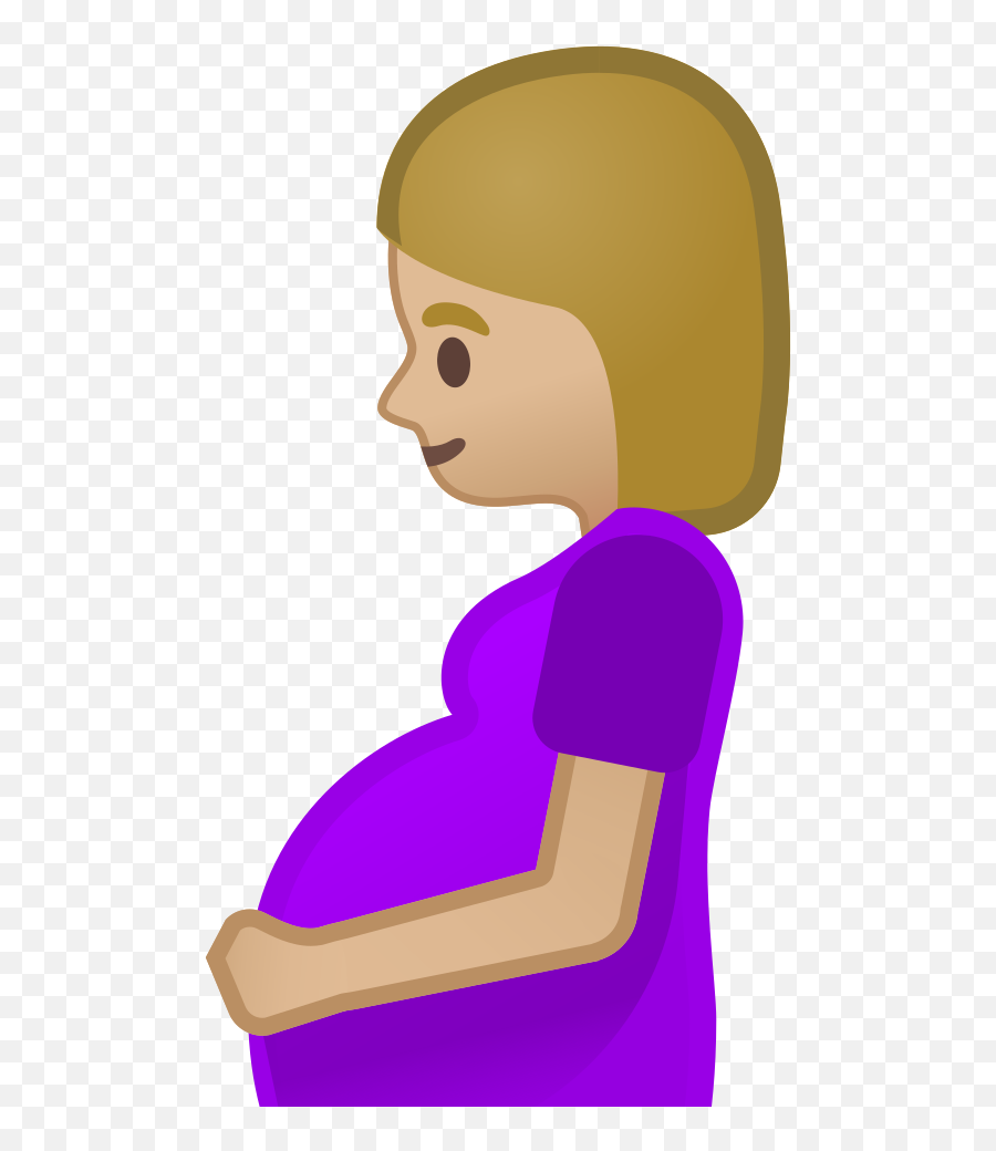 Pregnant Woman Medium Light Skin Tone Icon Noto Emoji,Likght Emoji