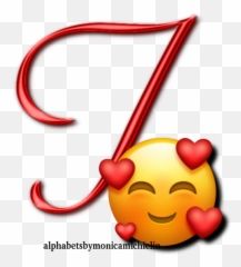 Red Hearts Smile - Monica Michielin Alphabets Emoji,Hert Emoticon