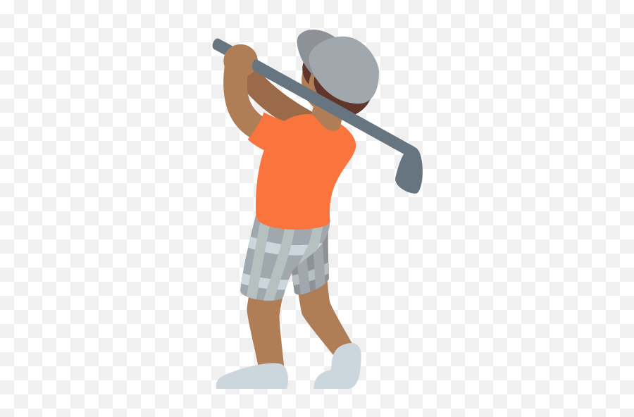 Person Playing Golf With Medium Dark Skin Tone Emoji,Black Emojis For Twitter