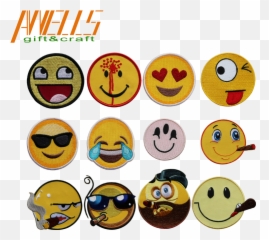 China Embroidery Patch China Embroidery Patch Manufacturers - Awesome Face Emoji,Dong Emoticon