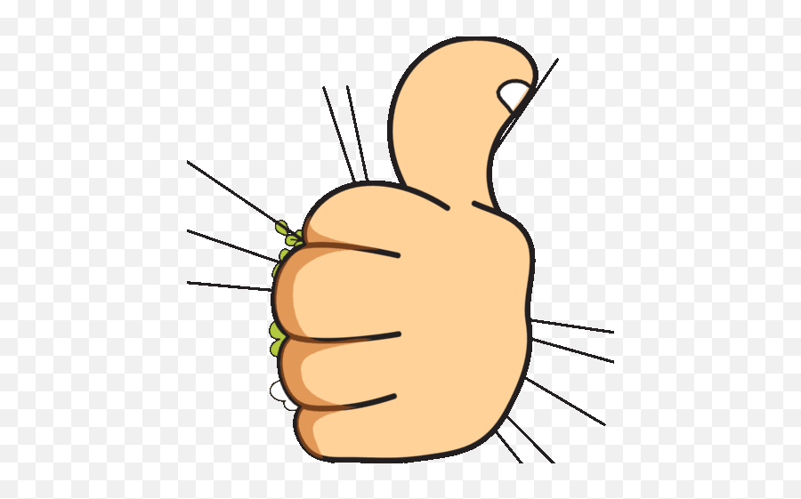 Top Thumbs Stickers For Android Ios - Thumbs Up Cartoon Gif Transparent Emoji,Thumbs Down Emoji Gif