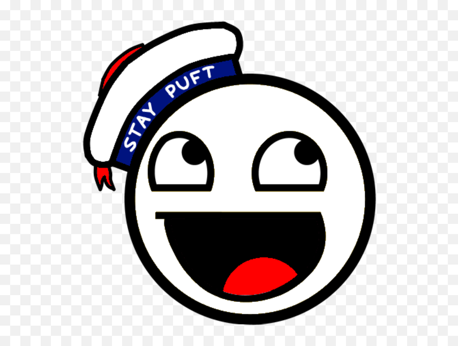 Stay Puft Smiley Awesome Face Epic Smiley Know Your Meme - Awesome Smiley Face Emoji,Puff Emoji