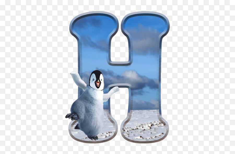 Alfabeto De Happy Feet Bailando Oh My Alfabetos - Abecedari De Pinguinos Emoji,Emoticon Pinguino Para Facebook