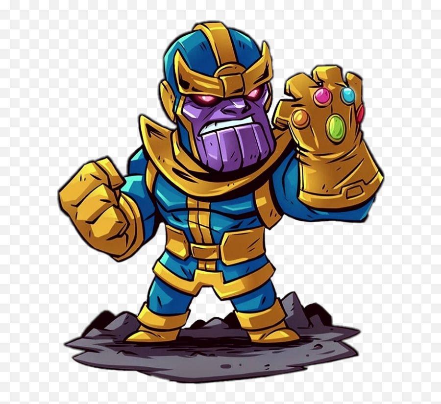 Sticker By Light - Marvel Chibi Emoji,Gauntlet Emoji