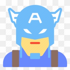 America Avengers Captain Marvel Movie Superhero Icon - Download On Iconfinder Fictional Character Emoji,Marvel Emoji Download