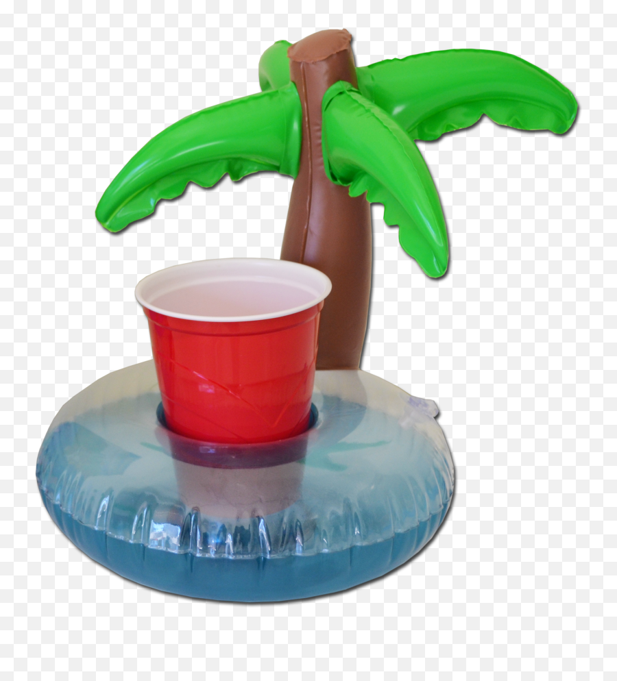 Download Palm Tree Drink Floats 3 Pack - Coqueiro Inflavel Drink Raft Emoji,Emoji Floaties