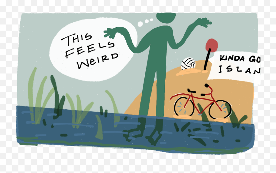 Getting To Kinda Good Island - The Learner Lab Bicycle Emoji,Weird Emotions