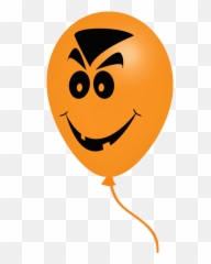 Balloon Clipart - Halloween Balloons Clipart Emoji,Vampire Emoticon Facebook