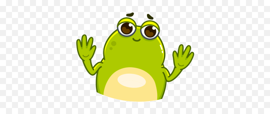 Frogita - Telegram Animated Stickers On Behance Animation Frog Kiss Gif Transparent Emoji,Emoticons Hehehe